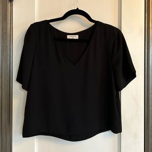 Babaton by Aritzia Randy Blouse in Black, Size M, Excellent Condition